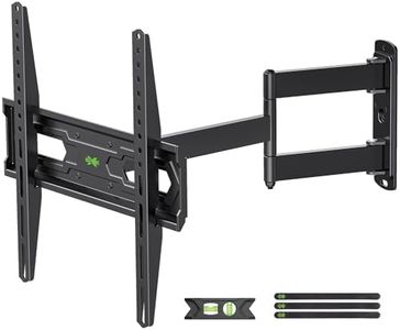 USX MOUNT Full Motion TV Wall Mount for 26-60 inch TVs up to 80lbs, LED LCD OLED Corner Wall Mount TV Bracket with Articulating Arm Swivel Extension Tilt, Max VESA 400x400mm, XMM020
