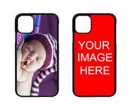 D sticky company Custom Phone Case for iPhone, Make Your Own TPU Rubber Phone Cases, Personalized with Photo Image Text Picture Design, Gifts for Birthday Xmas Valentines (iPhone 6+ 6s+) Black