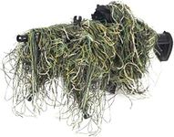 GUGULUZA 3D Rifle Gun Wrap Cover Use Elastic Strap for Camouflage Hunting Ghillie Suit (Woodland)