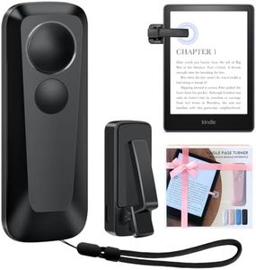 Exdeploy RF Kindle Remote Page Turner,Page Turner for Kindle Paperwhite Oasis,iPhone, iPad,Android Ebook Page Turn,Camera Video Record Remote (Black)