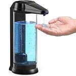 SVAVO Automatic Soap Dispenser, 500ml/17OZ, 8 Levels Volume Control, Dish Soap Pump Touchless Hand Sanitizer Dispenser for Kids Bathroom Kitchen Commercial, Black