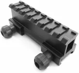 Ade Advanced Optics Tactical 1" Compact Weaver-Picatinny High Profile See Through Riser Rail Riflescope Sight