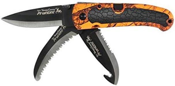 Verney Carron Couteau Pliant 3 Lames Camo Orange Keos, TU