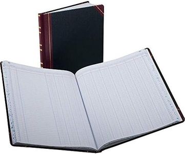 Boorum & Pease BOR1602121512 Bound columnar Book, 12-Column, 2-Page Form, 150 Pages, 12-1/4 x 10-1/8
