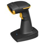 Inateck 2D Wireless Barcode Scanner, Bluetooth 5.0, 2.4Ghz Smart Base, Screen Scanning, BCST-54