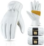 OZERO Leather Work Gloves for Men,C