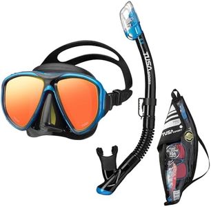 TUSA Sport Adult Powerview Mask and Dry Snorkel Combo