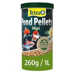 Tetra Pond Fish Food Mini Pellets 260g - biologically balanced for small and young pond fish