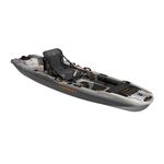Pelican Catch Mode 110 Premium Angler Kayak - Fishing Kayak with Lawnchair seat and Rudder - 10.5 ft - Granite
