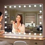 LUXFURNI Vanity Mirror with Makeup 