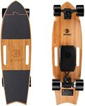 Jking Electric Skateboard Electric Longboard with Remote Control Electric Skateboard,700W Hub-Motor,16.7 MPH Top Speed,8.2 Miles Range,3 Speeds Adjustment,6 Months Warranty