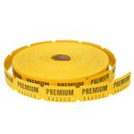 L LIKED Premium Raffle Tickets, Yellow, 1 Roll of 2000, Tickets Roll for Wedding, Carnival, Drinks, Game and Party Events