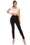 Aphrodite High Waisted Jeans for Women - High Rise Waist Basic Skinny Womens Jeans with Back Pockets 1168 Indigo 13