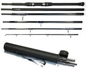 Bison 6 Section 11'6" Travel Beach Casting or Bass Fishing Rod in Cordura Tube