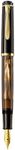 Pelikan 808842 Fountain Pen Line M200 Classic Brown/Black Details 24 K Gold Stainless Steel Nib Size F