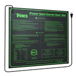 iPower Medium Seedling Heat Mat 20" x 20" Warm Hydroponic Heating Pad with Durable Waterproof Design