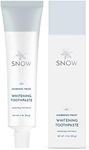 SNOW Whitening Toothpaste, Morning AM Toothpaste, No Fluoride, No Sulfate, Non-GMO Snow Toothpaste Whitening Teeth Oral Care Product, Pairs w/ Whitening Strips - Peppermint Flavor (Morning Frost)