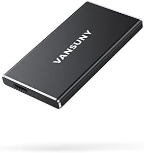 Vansuny 500GB Portable External SSD, USB 3.1 Gen2 450MB/s High-Speed Data Transfer, Metal USB C Mini Portable External Solid State Drive for PC, Laptop, Phones and More