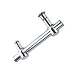 WL-ZZZ Shower Door Handle Adjustable Hole Distance Bathroom Glass Door Grab Bar Push and Pull Handle Sets, 304 Stainless Steel Small Handrail Door Handle