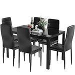 DKLGG Dining Table Set for 6, 7-Pie