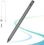 TiMOVO USI 2.0 Stylus Pen for Chromebook, USI Pen with Fast Charge 4096 Pressure for Google Pixel Tablet, Amazon Fire Max 11 / HD 10, HP Chromebook x360, ASUS, Lenovo Chromebook Pen, Gray