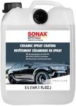 SONAX Ceramic Spray Coating | Si-Carbon Technology for Mirror-Like Shine & Hydrophobic Protection | Easy-to-Apply, Long-Lasting Formula | Refreshes Existing Ceramic Sealants | 257500 | 5L