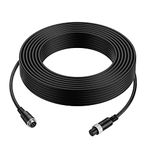 32FT 10M EKYLIN Car Video 4-Pin Aviation Extension Cable for CCTV Rearview Camera Truck Trailer Camper Bus Motorhome Vehicle Backup Monitor System Waterproof Shockproof