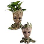 Leegicst Groot Treeman Planter Flower-Pot - Groot Tree Man Flower Pot or Pens Holder (Thinking&Heart)