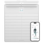 WITHINGS Body Segment - Smart Scale with Segmental Body Composition Analysis, Weighing Scales Body Weight & Vascular Age, Visceral Fat, Heart Rate, iOS/Android