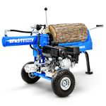 Landworks Log Splitter Portable 20 Ton Rapid Auto Return Ram System Bucher Gear Pump 7HP Engine Horizontal Full Beam Steel Wedge Firewood Splitting Forestry Harvesting