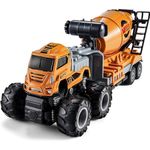 DEUSON ECOM Truck Toy Cement Mixer Excavator Toy Metal Head Bulldozer Toy for Kids