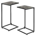 C Shaped End Table Set of 2, C Tabl