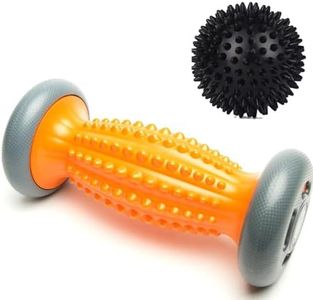 NATURAL CHEMISTREE Foot Massage Roller Spikey Ball Set - for Plantar Fasciitis Relief, Acupressure Trigger Point Therapy, Whole Body Muscle Massager for Heel & Foot Arch Pain, Wrist, Shoulder & Neck