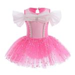 Dressy Daisy Princess Ballet Leotards Tutu Dress for Toddler Girls Ballerina Costume Dance with Tulle Skirt Size 3T to 4T