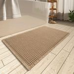 AMOAMI Upgraded Waffle Bath Mat, Su