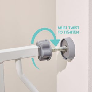 Regalo Easy Step Baby Gate – Pressure Mount, Walk-Through Safety Gate