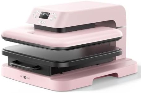 HTVRONT Auto Heat Press Machine for T Shirts - Heat Press 15x15 with Auto Release - Heats Up Fast & Heat Evenly, Professional Heat Press Machines for HTV, Sublimation, Heat Transfer Projects