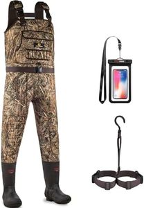 DRYCODE Chest Waders for Men, Neoprene Fishing Waders with 600G Boots, Waterproof Insulated Camo Duck Hunting Waders