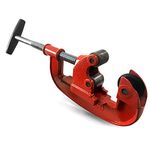 QWORK® Heavy Duty Pipe Cutter, 1-inch to 3-inch Steel Pipe Cutter