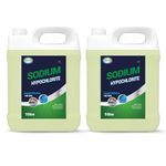 Jovs Sodium Hypochlorite 14-15% 10 Litre (2 x 5L) – Brick, Driveway & Patio Cleaner - Stain Removal | Bleaching Agent | Odour Removal