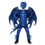 Morph Costumes Dragon Costumes For Kids Blue Kids Dragon Costume Halloween Costume Boys X-Large