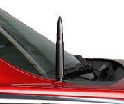 Votex - Made in USA - 50 Caliber Black Bullet Aluminum Antenna - Fits Ford F150 - F250 - F350 | Jeep Wrangler - Gladiator | Toyota Tacoma - Tundra | Chevrolet Silverado | GMC Seirra