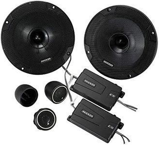 Kicker 46CSS654 Car Audio 6 1/2" Component Full Range Stereo Speakers Set CSS65