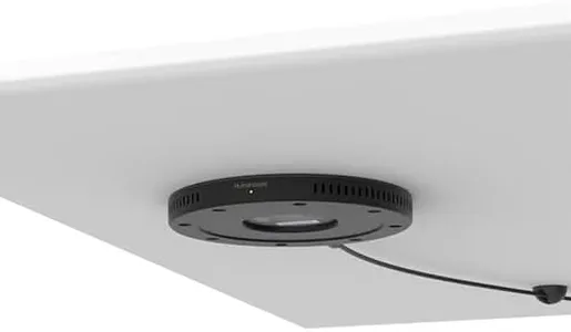 Humanscale Under Desk Wireless Charger, 10W Qi Compatible Under Table Wireless Charger, Versatile Invisible Wireless Charger, Touchless Under Desk Phone Charger for Home and Office