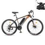 Fafrees Electric Bike, 26" Electric Bikes for Adults, 36V 13Ah Removable Battery Pedal Assist Ebikes for Men Women, 250W Electric Bicycle for City, 25KM/H 21-Speed MTB, HAILONG ONE Black