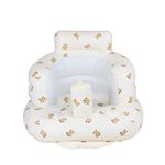 Airswim Baby Inflatable Seat for Babies 3 Months, Infant Support Seat Summer Toddler Chair for Sitting Up, Baby Shower Chair Floor Seater Gifts with Storage Case, Bear