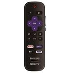 OEM Replacement Remote Control Compatible with All Philips Roku TV Smart TVs【Only Works with Philips Roku TV, Not for Roku Stick and Roku Box】 (Netflix/Disney Plus/Apple TV+ / Roku Channel)