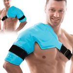 Comfytemp Shoulder Ice Pack Rotator Cuff Cold Therapy, Reusable Shoulder Wrap Large Gel Ice Packs for Injuries, Hot Cold Compress for Shoulder Pain Relief, Tendonitis, Bursitis, Recovery after Surgery