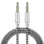 axGear 3.5mm Audio Aux Cable 4 Position 4 Pole Stereo Mic Music M/M Netjack 5Ft 1.5M