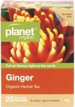 Planet Organic Ginger 25 Tea Bags